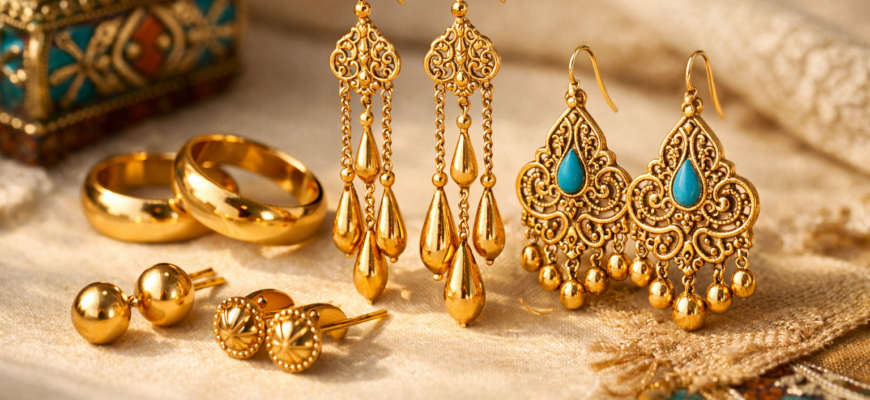 алтын сырға түрлері қазақ зергерлік әшекейі
